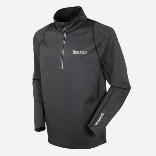 Tour Edge Men's Tobey Lightweight Pullover by Sunice - Charcoal