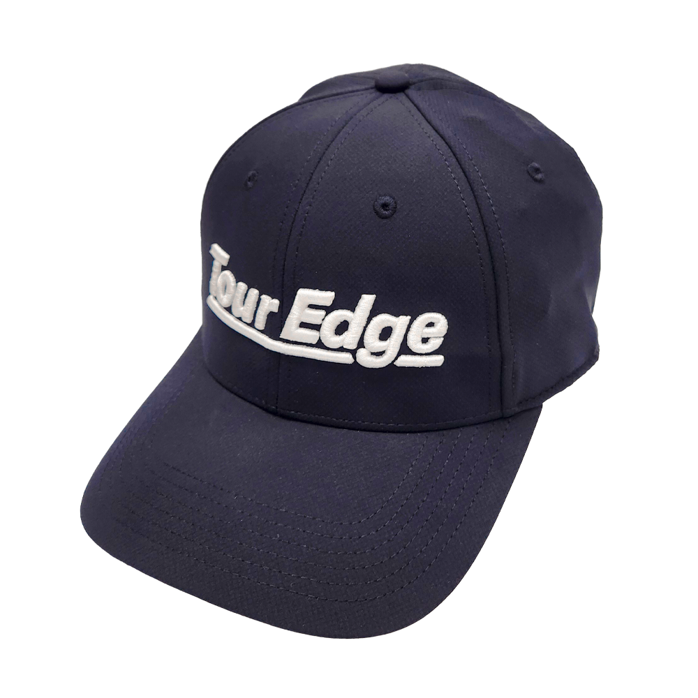 Tour Edge Logo Performance Cap - Navy/White Logo