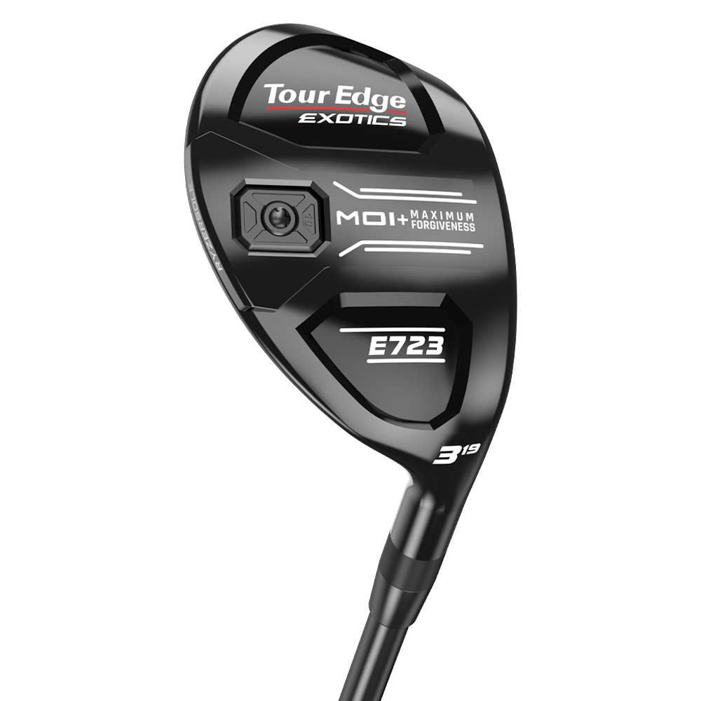 back view of Tour Edge Exotics E723 hybrid