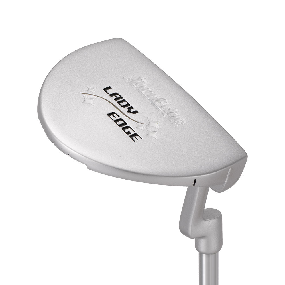 sole view of tour edge lady edge putter black white