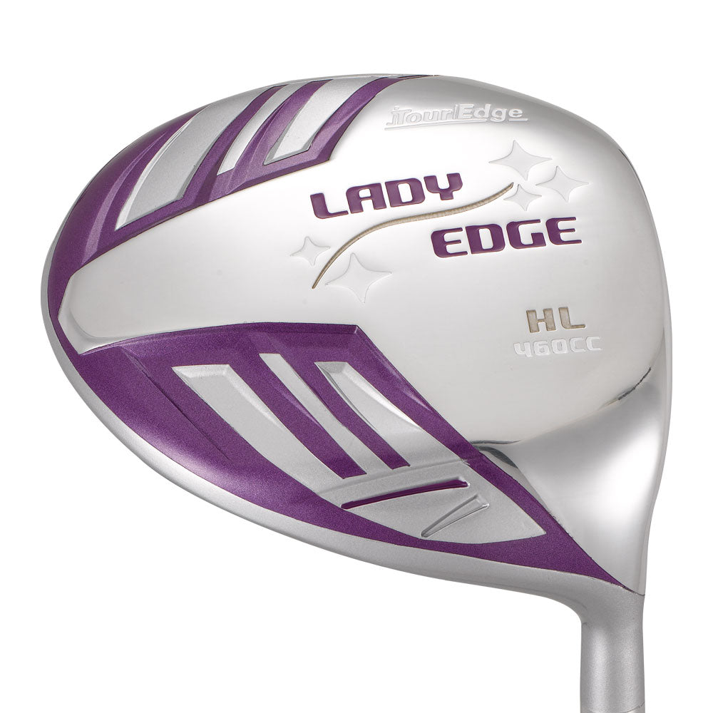 sole view of tour edge lady edge driver violet white