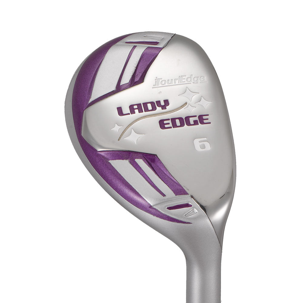 sole view of tour edge lady edge hybrid violet white