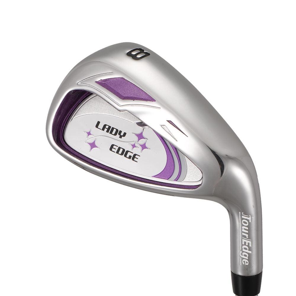 sole view of tour edge lady edge iron violet white
