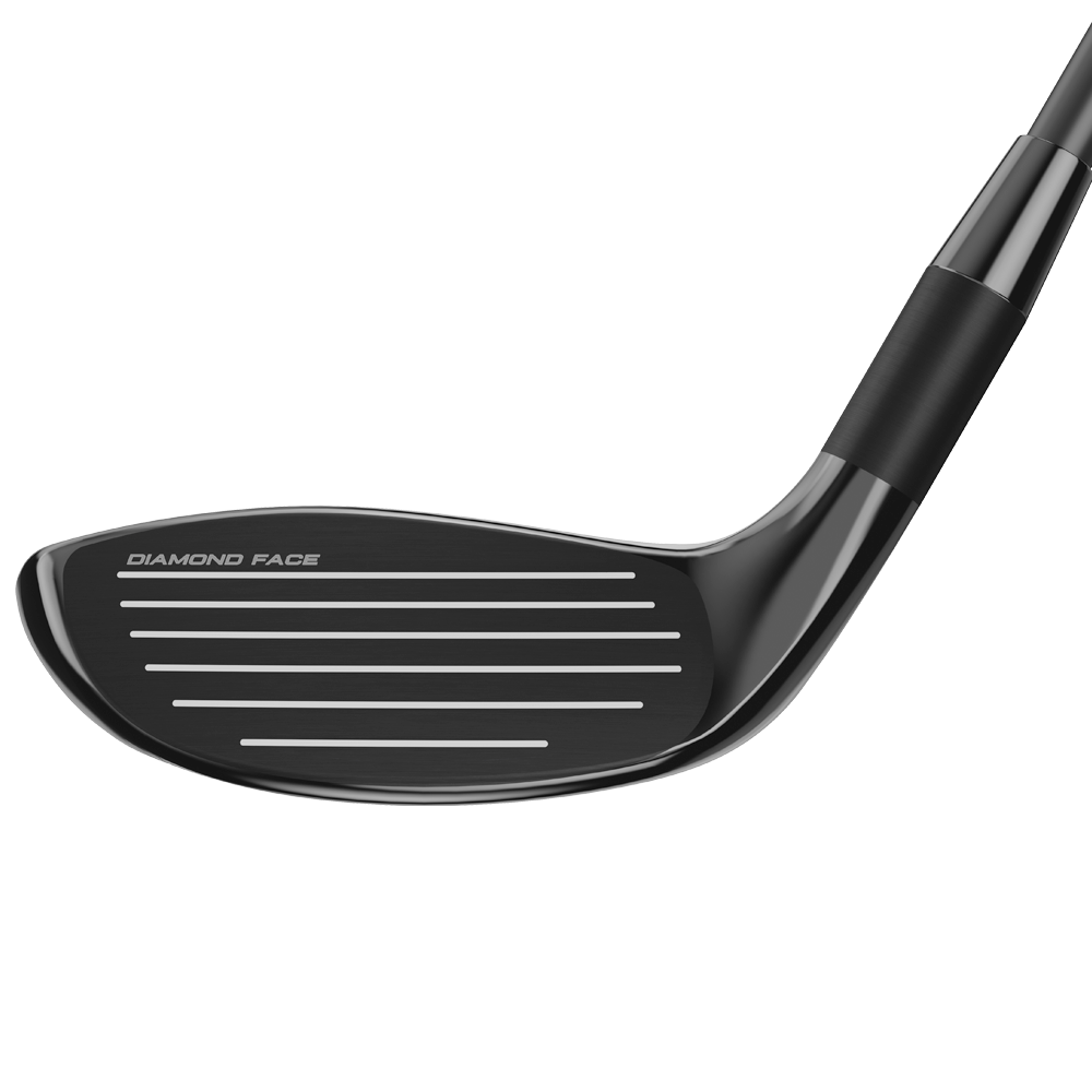 Face on view of Tour Edge exotics E722 hybrid