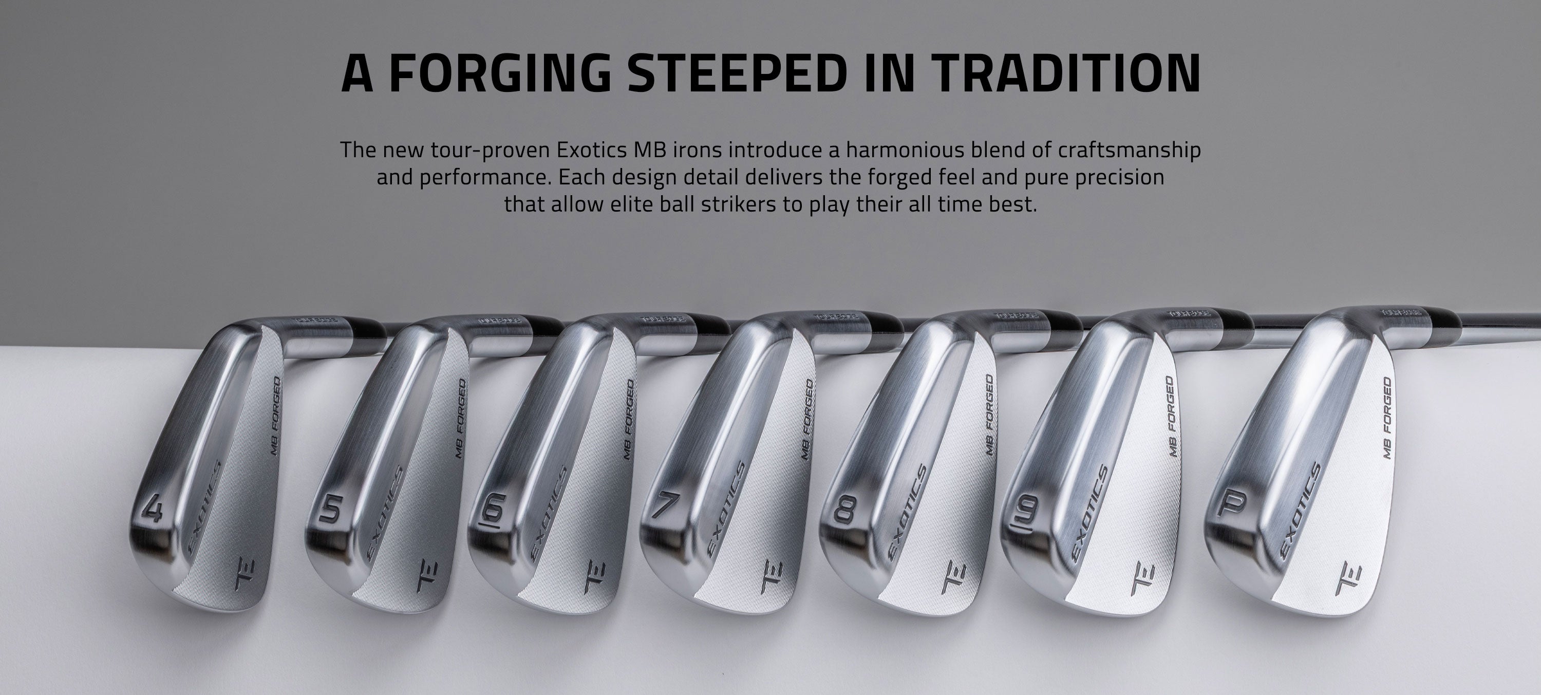 Exotics MB Irons – Tour Edge