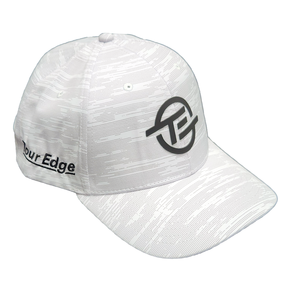 Tour Edge Emblem Performance Cap  - White/Light Grey