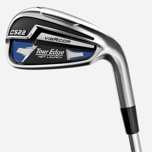 sole view of tour edge hot launch c522 iron