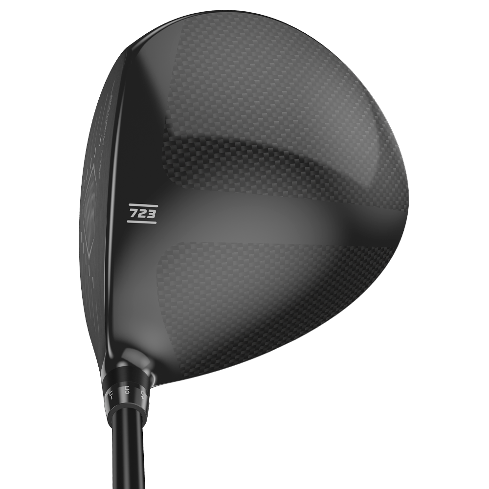 tope view of Tour Edge Exotics E723 driver
