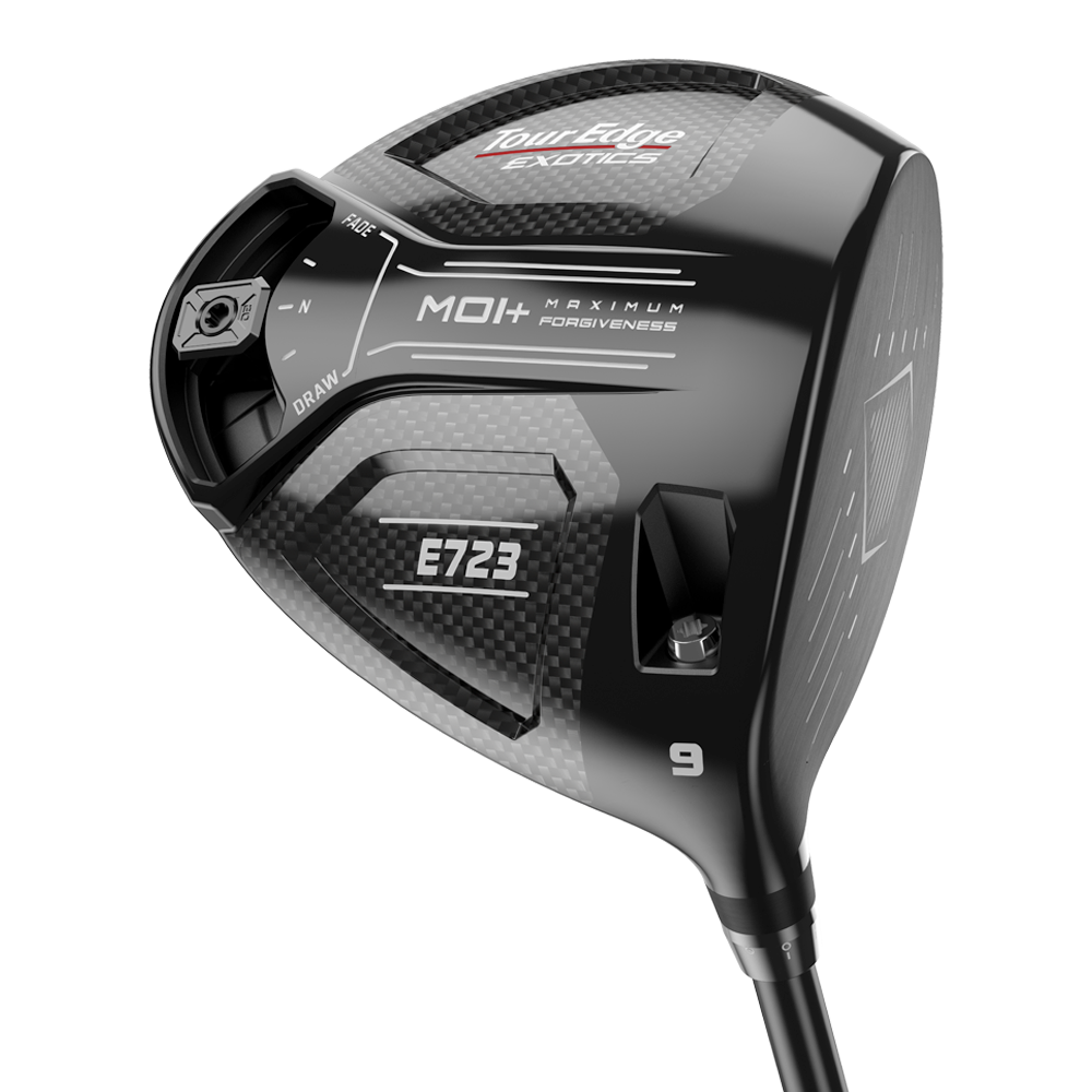 back and face view of Tour Edge Exotics E723 driver