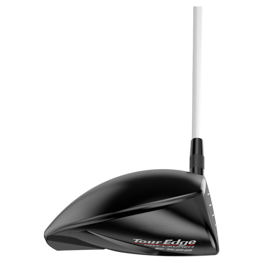 toe view of tour edge hot launch e522 driver