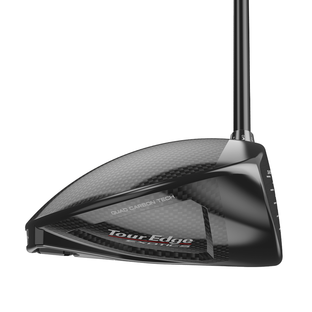 toe view of Tour Edge Exotics E723 driver
