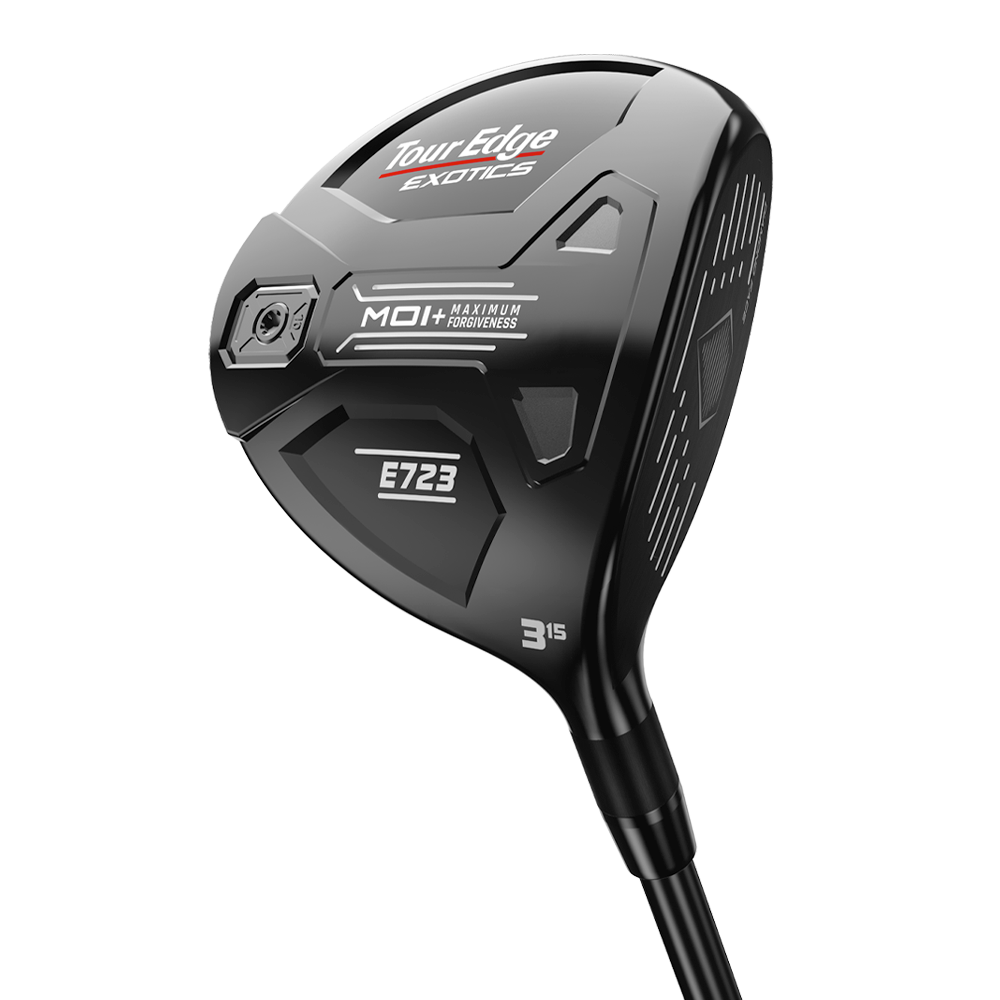 back and face view of Tour Edge Exotics E723 fairway