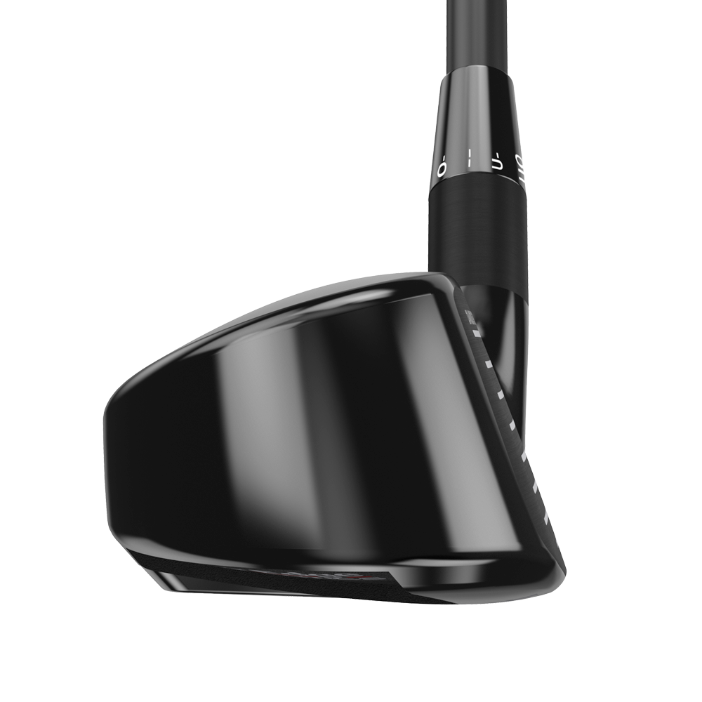 Toe view of Tour Edge Exotics C722 hybrid