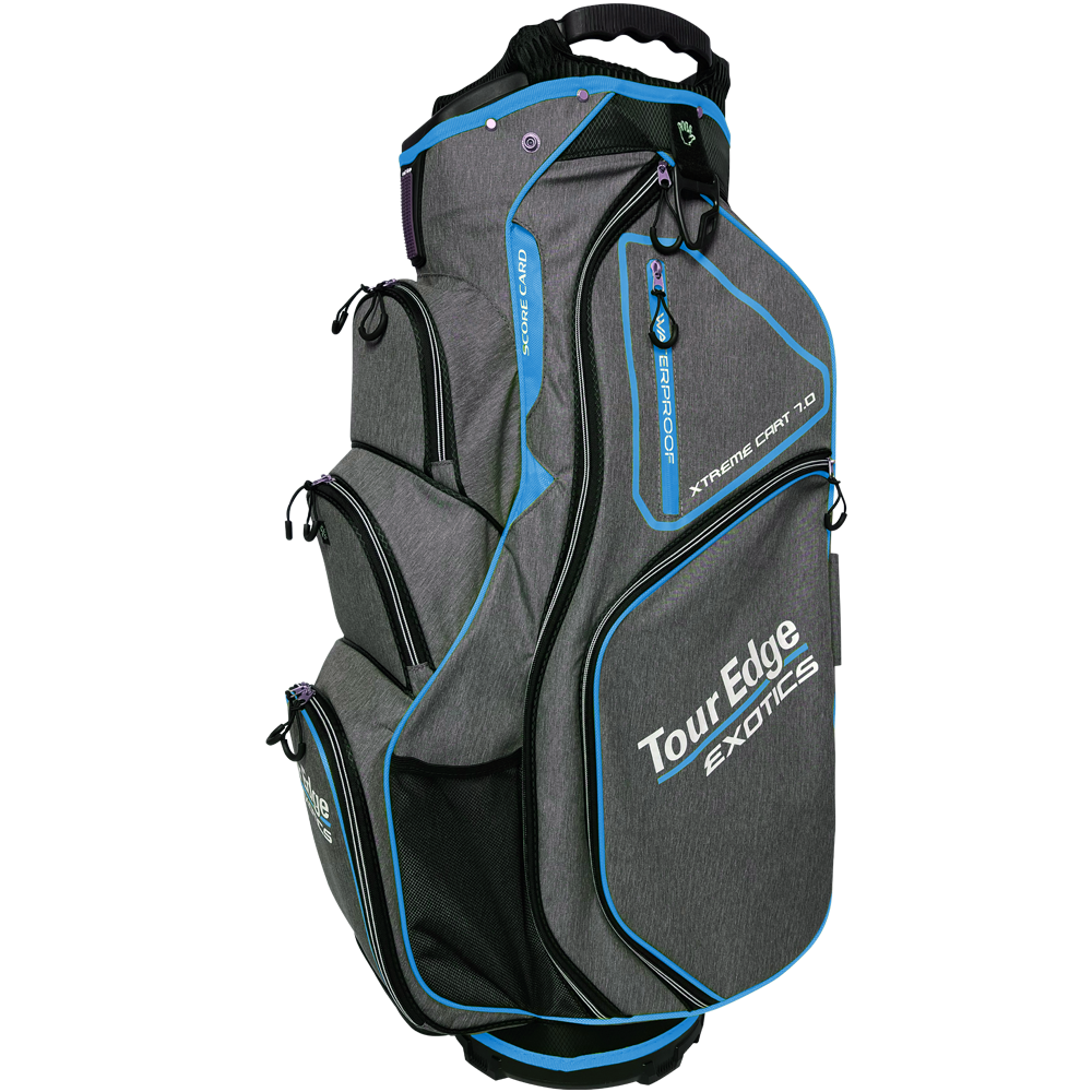 Tour Edge exotics xtreme 7.0 Cart bag heather blue white